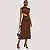 VESTIDO COLCCI REGATA POLIAMIDA MARROM FEMININO ADULTO - Imagem 1