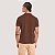POLO COLCCI MANGA CURTA SLIM PIQUET MARROM MASCULINO ADULTO - Imagem 2