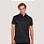POLO COLCCI MANGA CURTA SLIM POLIAMIDA PRETO MASCULINO ADULTO - Imagem 1
