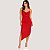 VESTIDO COLCCI REGATA VISCOSE COM ELASTANO VERMELHO FEMININO ADULTO - Imagem 1