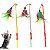 Brinquedo Interativo Varinha Para Gatos Elástico com Penas e Guizo - Cor Sortido - Imagem 2