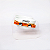 Comedouro Ergonômico Duplo Tigelas Porcelana Luxo - Imagem 3