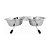Comedouro Duplo Suspenso Inox - 300mL - Imagem 1