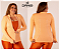 Casaco Drifit - New Trip Pêssego Detalhe Branco - Imagem 1