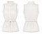 Colete Tela Off White - Imagem 3