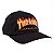 Boné Thrasher Dad Hat  Flame Logo Preto - Imagem 1