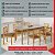 MESA ALEGRA 180X90 C/ VIDRO - Imagem 1