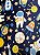 Tecido Ultrasoft Astronauta Azul - Dupla face - Imagem 1