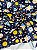 Tecido Ultrasoft Astronauta Azul - Dupla face - Imagem 2