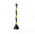 PEDESTAL PARA CORRENTE PRETO/AMARELO 4,43KG PLASTCOR - Imagem 1