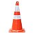 CONE FLEXÍVEL 75 CM REFLETIVO PLASTCOR - Imagem 1