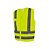 COLETE REFLETIVO COM 1 BOLSO AMARELO FLUORESCENTE KALIPSO - Imagem 1