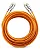 Cabo RCA Profissional 5M Blindado Laranja KX3 - Imagem 1