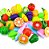 Brinquedo Frutas Legume Educativa Velcro Crec Cortar Cozinha - Imagem 2