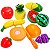 Brinquedo Frutas Legume Educativa Velcro Crec Cortar Cozinha - Imagem 12