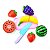 Brinquedo Frutas Legume Educativa Velcro Crec Cortar Cozinha - Imagem 11