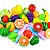 Brinquedo Frutas Legume Educativa Velcro Crec Cortar Cozinha - Imagem 8
