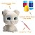 Boneca Colorir Cachorro Brinquedo Pintar Tinta Guache Oferta - Imagem 4
