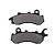 PASTILHA FREIO GP FJ 2840 - CG 160 COMBI BRAKE 18- D - Imagem 1