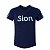 Camiseta Babylook Manga Curta Azul Marinho SION - Imagem 1