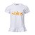Camiseta Babylook Feminina Manga Curta Branca Solos - Imagem 1