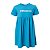 Vestido Malha Poliviscose Azul Kambalhota - Imagem 1