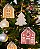 Embalagem Casinha de Natal - 6 unidades - Imagem 2