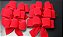 Laço Duplo Vermelho de Veludo -  6 und - Imagem 2