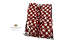 Laço Duplo Quadriculado Vermelho e Branco - 6 Unidades - Imagem 3