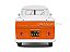 Volkswagen Kombi T1 Pick-Up 1950 1:18 Solido Laranja - Imagem 4
