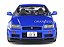 Nissan Skyline GT-R (R34) 1999 1:18 Solido Azul - Imagem 3