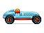 Minha Primeira Miniatura - Fórmula Race Oiliver Gulf Solido - Imagem 3