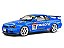 Nissan Skyline GT-R (R34) Street Fighter CALSONIC 2000 1:18 Solido Azul - Imagem 1