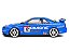 Nissan Skyline GT-R (R34) Street Fighter CALSONIC 2000 1:18 Solido Azul - Imagem 7