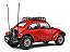 Volkswagen Fusca 1976 Baja 1:18 Solido Vermelho - Imagem 2
