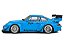 Porsche 911 (993) RWB Rauh-Welt Body-Kit Shingen 2018 1:18 Solido Miami Blue - Imagem 4