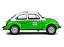 Volkswagen Fusca 1300 Taxi México 1974 1:18 Solido - Imagem 6