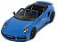 Porsche 911 (992) Turbo S Cabriolet 2020 1:18 GT Spirit Azul - Imagem 7