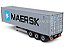 Container Trailer MAERSK 1:24 Solido - Imagem 8