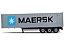 Container Trailer MAERSK 1:24 Solido - Imagem 5