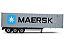 Container Trailer MAERSK 1:24 Solido - Imagem 6
