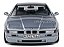 BMW 850 (E31) CSI 1990 1:18 Solido Prata - Imagem 8