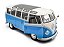 *** PRÉ-VENDA *** Volkswagen Kombi T1 21 Janelas 1962 1:18 Solido Azul - Imagem 7