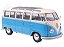 *** PRÉ-VENDA *** Volkswagen Kombi T1 21 Janelas 1962 1:18 Solido Azul - Imagem 1