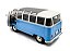 *** PRÉ-VENDA *** Volkswagen Kombi T1 21 Janelas 1962 1:18 Solido Azul - Imagem 8