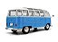 *** PRÉ-VENDA *** Volkswagen Kombi T1 21 Janelas 1962 1:18 Solido Azul - Imagem 2
