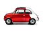 *** PRÉ-VENDA *** Fiat 500 Tribute to Italy Bi-Color 1965 1:18 Solido - Imagem 9