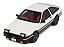 Toyota Sprinter Trueno AE86 1985 1:18 OttOmobile Branco - Imagem 7