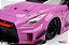 Nissan 35GT-RR Ver.1 LB-Silhouette Works GT LBWK 1:18 TopSpeed Rosa - Imagem 4