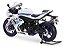 Suzuki R1000 2020 1:12 LCD Models Branco - Imagem 4